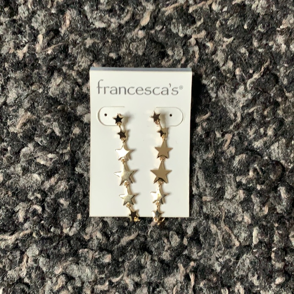 Francescas Star Drop Earrings